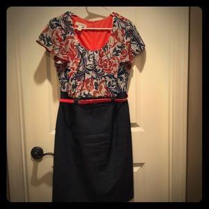 Dressbarn Belted Dress